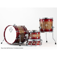 Dixon Artisan Series 4-Pce Drum Kit in Red Forrest Lacquer Finish