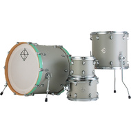 Dixon Cornerstone Maple 422 Series 4-Pce Drum Kit in Satin Cement Grey