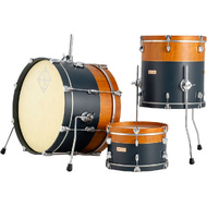 Dixon Little Roomer Select 3-Pce Drum Kit in Natural/Heirloom Grey Finish