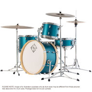 Dixon Spark Special Edition 420 Series 4-Pce Drum Kit in Dark Green Finish
