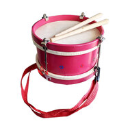 Percussion Plus Kids Marching Drum in Pink with Pattern