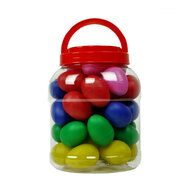 Percussion Plus 40-Piece Container of Egg Shakers in Various Colours