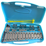 Percussion Plus 25-Note Metallophone in Plastic Case with Mallets
