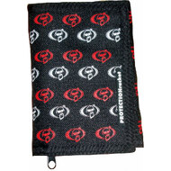 Protection Racket Wallet in Black with Red & White Logo