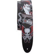 Perris 2.5" Leather Hi-Res "Wild West Diamonds" David Bollt Design Licensed Guitar Strap