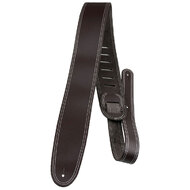Perris 2.5" Double Stitched Leather Guitar Strap in Brown