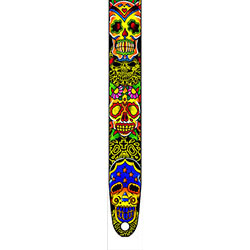 Perris 2.5" Leather Hi-Res "Tattoo Johnny" Licensed Guitar Strap