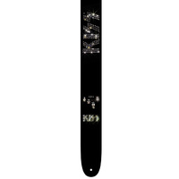 Perris 2.5" Leather Hi-Res "KISS" Licensed Guitar Strap