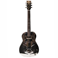 Dan Armstrong RGFZP Acoustic/Electric Resonator Guitar in Nickel Plated Steel (Depth 85mm)