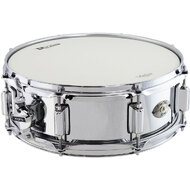 Rogers PowerTone Series Steel Shell Snare Drum in High Luster Chrome - 14 x 5"