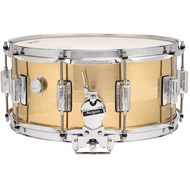 Rogers Dyna-Sonic B7 Brass Series Snare Drum in Natural Brass Finish - 14 x 6.5"