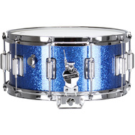 Rogers Dyna-Sonic Custom Series Snare Drum in Blue Sparkle Lacquer - 14 x 6.5"