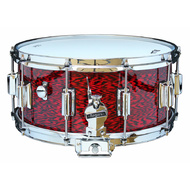 Rogers Dyna-Sonic Beavertail Series Snare Drum in Red Onyx - 14 x 6.5"