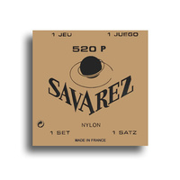 Savarez 520P Traditional High Tension with Wound B & G Classical Guitar String Set