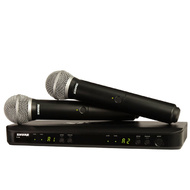 Shure BLX288/PG58 Dual Channel Handheld Wireless System - PG58 Handheld (2)
