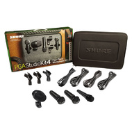 Shure PGASTUDIOKIT4 Studio Microphone Kit with Adapters, Cables & Carry Case