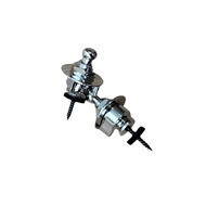 GT Schaller Style Strap Lock Set in Nickel Finish