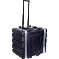 Torque ABS 8-Unit Rack Case with Wheels in Black