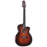 Takamine Custom Pro Series Orchestral AC/EL Guitar with Cutaway in Shadow Burst Satin Finish