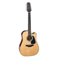 Takamine G30 Series 12 String Dreadnought AC/EL Guitar with Cutaway in Natural Gloss Finish 