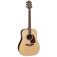 Takamine G90 Series Dreadnought Acoustic Guitar in Natural Gloss Finish with 3-Piece Back