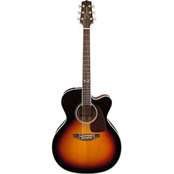 Takamine G70 Series Jumbo AC/EL Guitar with Cutaway in Brown Sunburst 