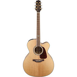 Takamine G70 Series Jumbo AC/EL Guitar with Cutaway in Natural Gloss Finish 