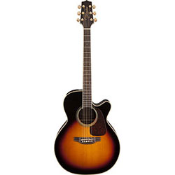 Takamine G70 Series NEX AC/EL Guitar with Cutaway in Brown Sunburst 