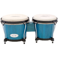 Toca 6 & 6-3/4" Synergy Series Wooden Bongos in Bahama Blue