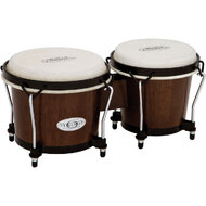 Toca 6 & 7" Synergy Series Wooden Bongos in Tobacco Finish