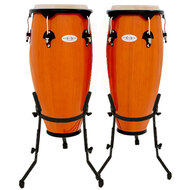 Toca 10 & 11" Synergy Series Wooden Conga Set in Amber
