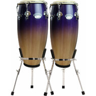 Toca 10 & 11" Synergy Deluxe Series Wooden Conga Set in Purple Fade