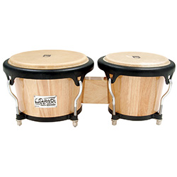 Toca 7 & 8-1/2" Players Series Wooden Bongos in Natural