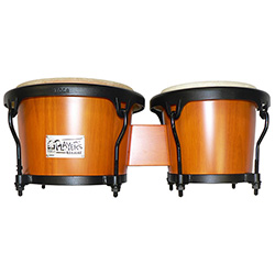 Toca 7 & 8-1/2" Players Series Wooden Bongos in Amber