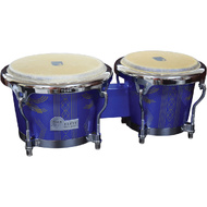 Toca Elite Pro Series 7 & 8-1/2" Wooden Bongos in Impala Blue