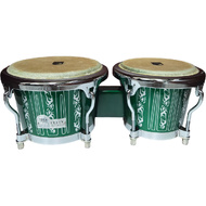 Toca Elite Pro Series 7 & 8-1/2" Wooden Bongos in Eldorado Green