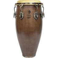 Toca Traditional Series 11-3/4" Wooden Conga in Dark Walnut