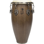 Toca Traditional Series 12-1/2" Wooden Tumba in Dark Walnut