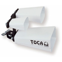 Toca Contemporary Series Triple Fusion Bells with Mount in White