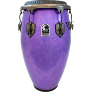 Toca Signature Series Jimmie Morales 11-3/4" Fiberglass Conga in Purple Sparkle