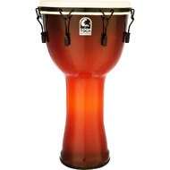 Toca Freestyle Series Mech Tuned Djembe 14" in African Sunset Finish with Bag
