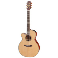 Takamine Pro Series 3 Left Handed NEX AC/EL Guitar with Cutaway in Natural Satin Finish