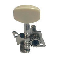 GT Open-geared Ukulele Tuning Machines in Nickel Finish (Set of 4)
