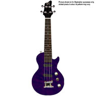 Vorson LP Style Solid Body Electric Ukulele in Purple