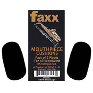 Faxx Large Mouthpiece Cushion in Black (PK-2)