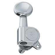Wilkinson Electric Guitar Tuning Machines in Chrome Finish (6-inline)