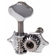 Wilkinson Acoustic Traditional Open-Gear Tuning Machines in Chrome Finish (3+3)