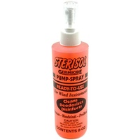 Sterisol Germicide Spray Bottle with Fine Mist Sprayer 8oz 