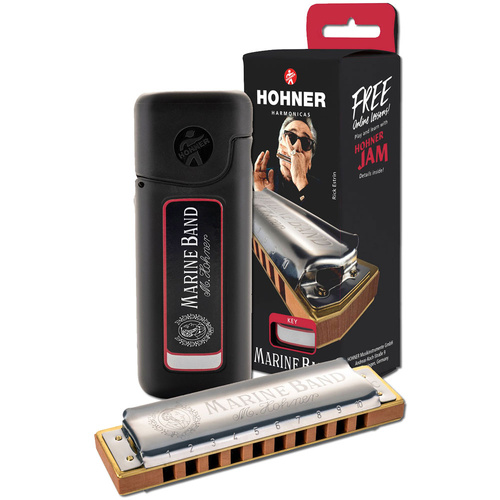 Hohner Marine Band 1896 Classic Harmonica in the Key of F