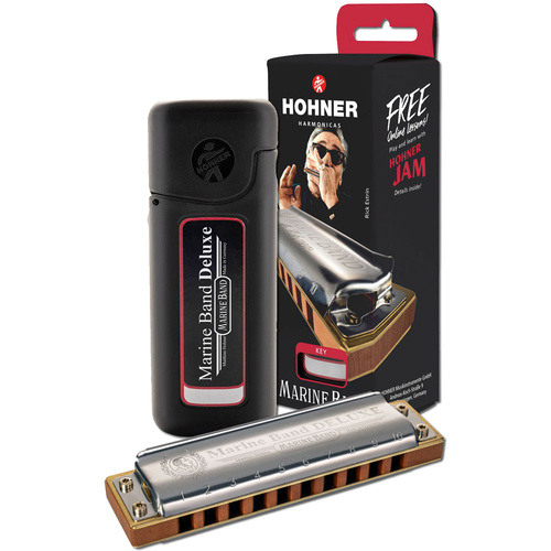Hohner Marine Band Deluxe Harmonica in the Key of B